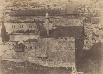Jerusalem. Tempelbezirk. El-Aksa-Moschee, Südwestecke